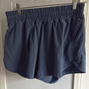 Women's Blue Athletic Shorts